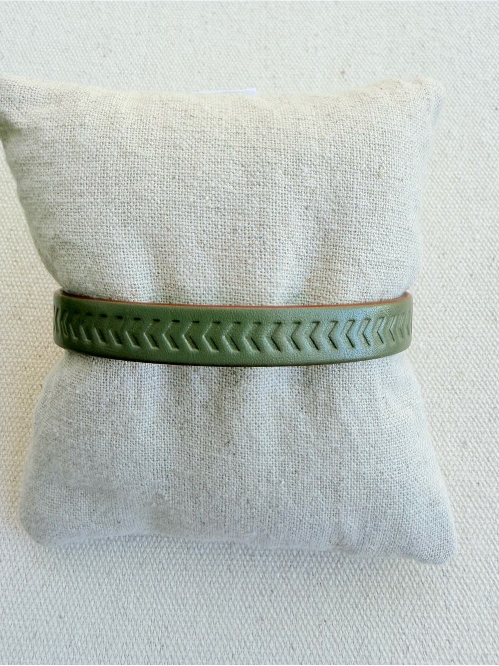 *Single Leather Band Bracelet* KEEP COLLECTIVE Retired Olive Green